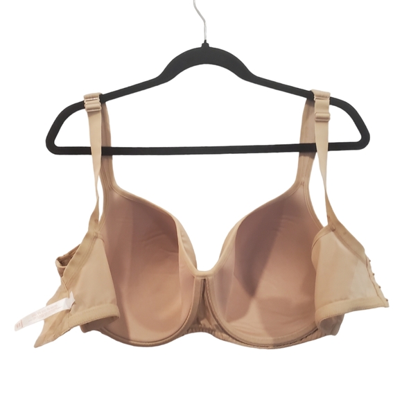 Cacique 38F Lane Bryant Lightly Lined Balconette Bra Cream Beige Nude - Picture 3 of 6